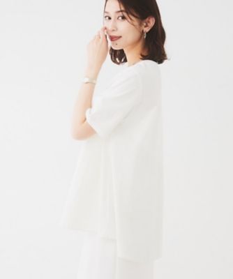 【ＵＶカット／接触冷感／Ｔシャツ】異素材ドッキングペプラム（２００２５０５７５０）