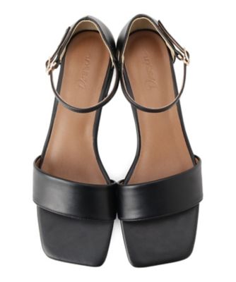 AlexanderMcQueen バックストラップサンダル スクエアトゥストラップサンダル（2002505814