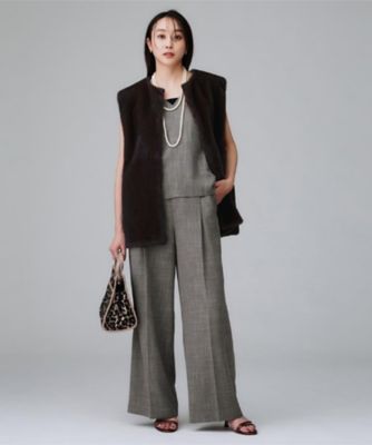 トレンド／ジレ】フェイクファーベスト（2002505895