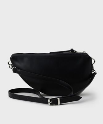 アシンメトリーハーフムーンショルダーバッグ