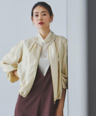 ゆったり羽織れる／気軽な羽織りに◎】ライトブルゾン