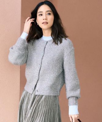 ラメ風／着映え】ファンシーヤーン カーディガン