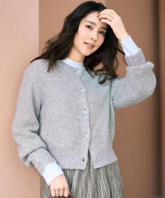 ラメ風／着映え】ファンシーヤーン カーディガン