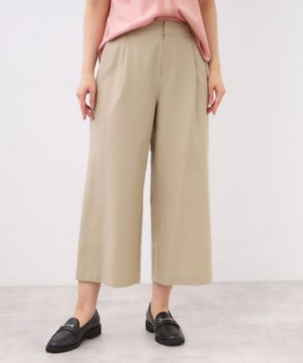 ベージュ系 11号（L） レディースのクロップトパンツ | 三越