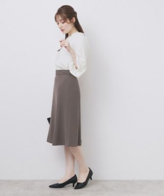 【mizuiro ind】スキッパー リネン ブラウス フレア ゆったり 日本製 mizuiro ind】スキッパー リネン ブラウス フレア ゆったり 日本