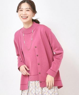 ＜CORDIER (Women)＞【Ｍ～３Ｌサイズ／アンサンブル／洗える】エターナルニットＶネックカーディガン（２００２５０６４３７）