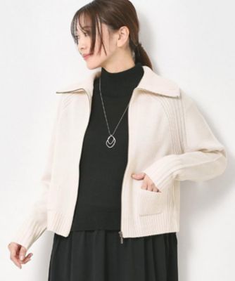 ＜CORDIER (Women)＞【Ｍ～４Ｌサイズ／セットアップ可】ソフト５ジップアップカーディガン（２００２５０６４４７）