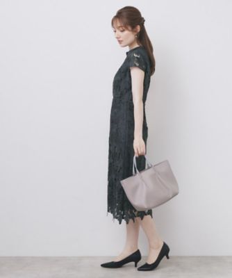 MAX&Co.レースワンピース レースVネックワンピース
