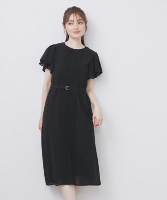 OMEKASI シワ加工　タックワンピース(未使用) OMEKASI｜前開きタックワンピース [[41098252]][C] | ma28