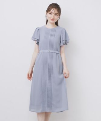 OMEKASI シワ加工　タックワンピース(未使用) OMEKASI｜前開きタックワンピース [[41098252]][C] | ma28