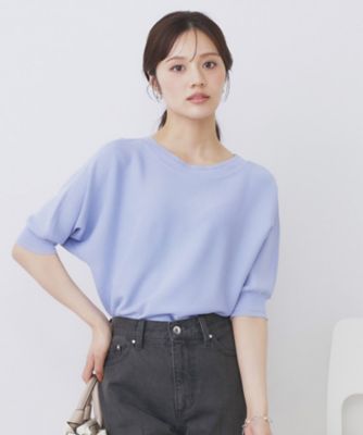 【SALE】index (Women)/インデックス 《5色展開》前後2WAY ドルマンスリーブニット【UVケア/抗ピル/洗濯機洗い可】(2002506573) アオ091 トップス【三越伊勢丹/公式】