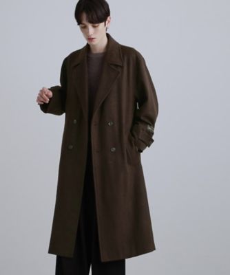 未使用タグ付き✨TAKEO KIKUCHI チェスターコート ワインレッド　L ダブルオーバーチェスターコート（2002506852） | tk