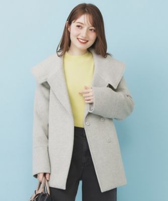 ベルト付ビッグカラーミドルコート（2002506869） | index