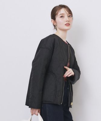 リバーシブル キルティングファーブルゾン【洗濯機OK