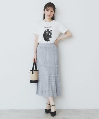ねこプリントＴシャツ【洗濯機洗い可】（２００２５０６８８６）