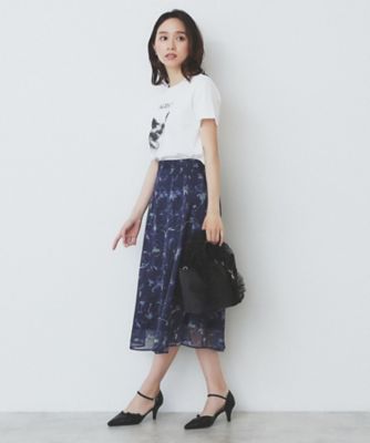 ねこプリントＴシャツ【洗濯機洗い可】（２００２５０６８８６）