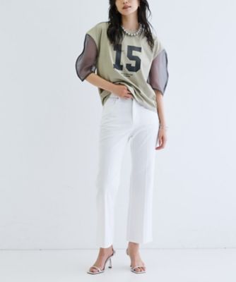 シアースリーブプリントＴシャツ（２００２５０６９９８）