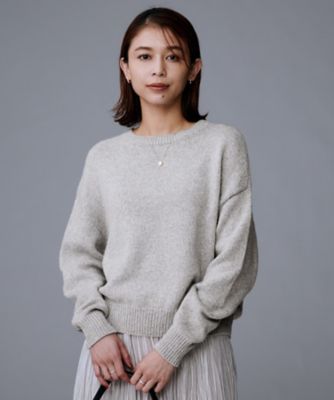 ⭐新品未使用⭐Volume Sweat プルオーバー セットアップ可能／ゆったりサイズ】ラメニットプルオーバー