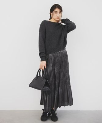 セットアップ可能／ゆったりサイズ】ラメニットプルオーバー