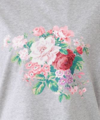 【接触冷感／ＵＶカット／コットン１００％】ストウ柄　Ｔシャツ（２００２５０７０６３）