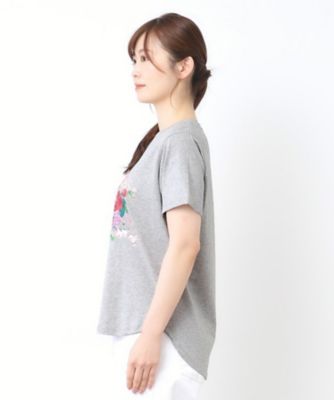 【接触冷感／ＵＶカット／コットン１００％】ストウ柄　Ｔシャツ（２００２５０７０６３）