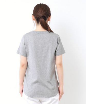 【接触冷感／ＵＶカット／コットン１００％】ストウ柄　Ｔシャツ（２００２５０７０６３）