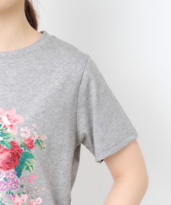 【接触冷感／ＵＶカット／コットン１００％】ストウ柄　Ｔシャツ（２００２５０７０６３）