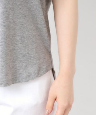 【接触冷感／ＵＶカット／コットン１００％】ストウ柄　Ｔシャツ（２００２５０７０６３）