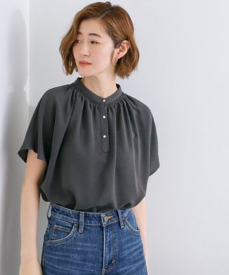 さらりと着られる／二の腕カバー】多機能ドルマンスリーブ