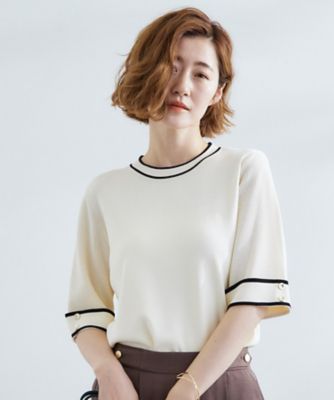 夏に嬉しい機能付き】やわらかドライタッチワイドスリーブプル