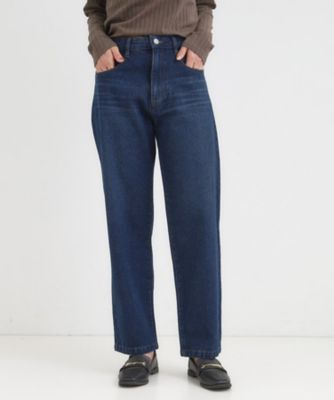 S－LL】大人カジュアルに 柔らかデニムテーパードパンツ