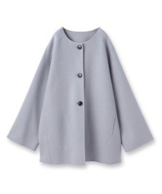 LOUNGEDRESS ミドルリバーコート グレー Loungedress（ラウンジドレス） コート アウター ミドルリバーコート