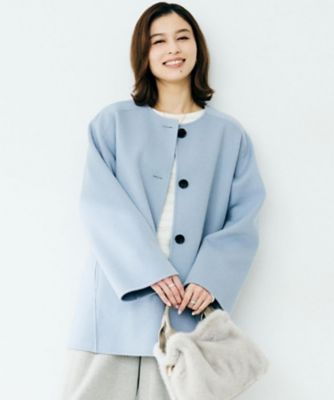 総丈93㎝ グラマミンク シェアード リバーシブル コート XL セミロング丈 ミディ丈／軽やか】セミラグランリバー コート（2002507962