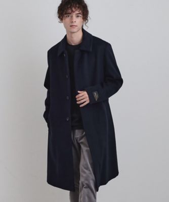 新品未使用タグ付きTAKEO KIKUCHI 千鳥格子柄ステンカラーコート ウール混ステンカラーコート（ステンカラーコート） | tk.TAKEO