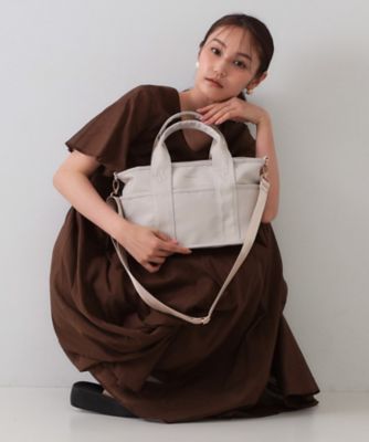 OPAQUE.CLIP (Women)/オペークドットクリップ【軽量/撥水加工/2WAY/多ポケット】ツイルミドルサイズトートバッグ(2002508548) ベージュ051 旅行用かばん・バッグ【三越伊勢丹/公式】