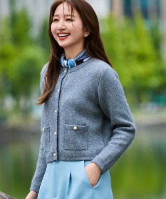 手洗い可】ジャケット風カーディガン（2002508553） | COUP