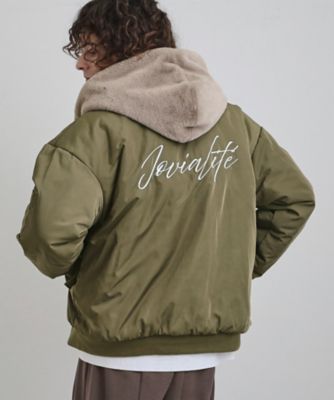 2WAY】リバーシブルMA1＆フェイクファーブルゾン