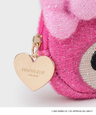 マイメロディ】フェイス型キラキラポーチチャーム