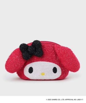 OPAQUE.CLIP (Women)/オペークドットクリップ たれ耳フェイス型キラキラシェルポーチ(2002508635) アカ063 洗面化粧ポーチ【三越伊勢丹/公式】