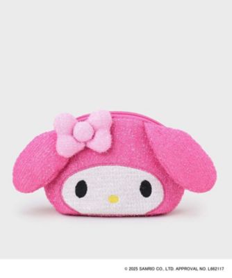 OPAQUE.CLIP (Women)/オペークドットクリップ たれ耳フェイス型キラキラシェルポーチ(2002508635) ピンク873 洗面化粧ポーチ【三越伊勢丹/公式】