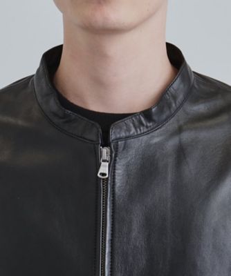 送料無料】【本革】ラムレザーシングルライダース