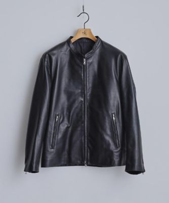 【希少サイズXL】ダーバン　シングルライダースジャケット　ラムレザー　チェック 希少サイズXL】ダーバン シングルライダースジャケット