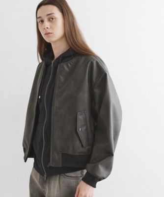 フェイクレザー MA－1（2002508641） | tk. TAKEO