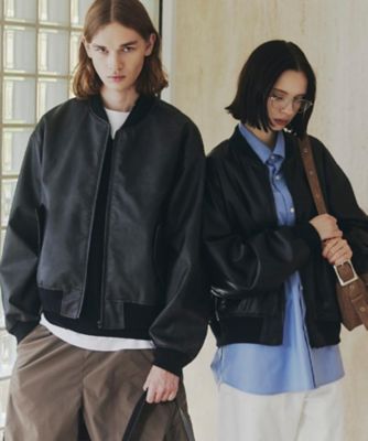 フェイクレザー MA－1（2002508641） | tk. TAKEO