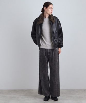 ヴィンテージライク衿フェイクファーブルゾン（2002508726