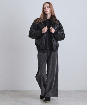 ヴィンテージライク衿フェイクファーブルゾン（2002508726