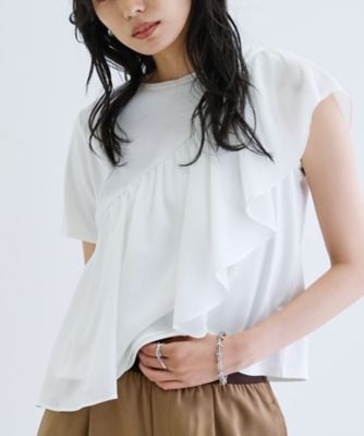 サッシュフリルＴシャツ（２００２５０８７４８）