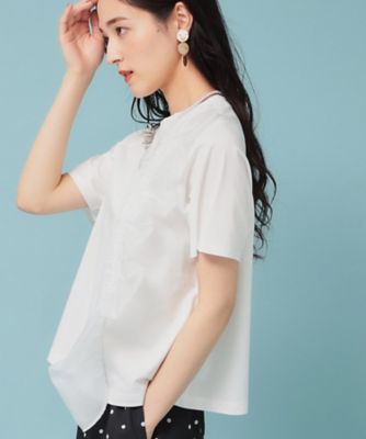 【オーガンジーラッフル】大人フェミニンＴシャツ（２００２５０８７６３）
