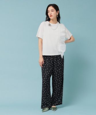 【オーガンジーラッフル】大人フェミニンＴシャツ（２００２５０８７６３）