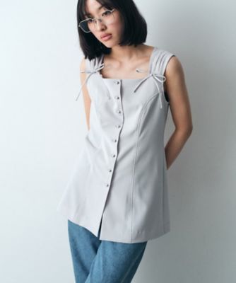 ＜CODE A (Women)＞ｆｒｅｎｃｈ　ｔｗｉｌｌ　ｌｏｎｇ　ｖｅｓｔ（２００２５０８７８３）